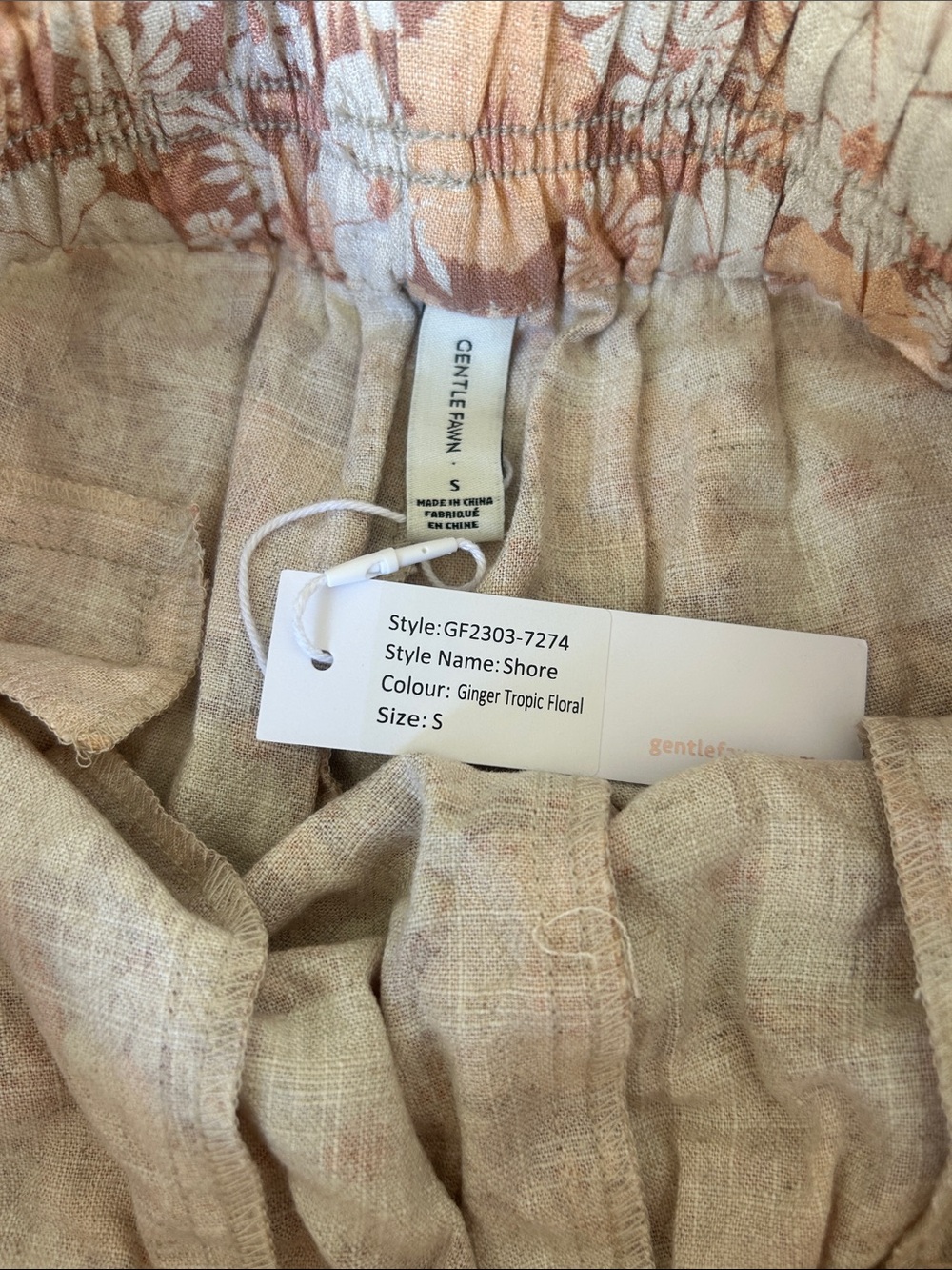 NWT Gentle Fawn shore shorts size small - Picture 5 of 6